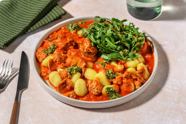 Speedy Sausage Ragu and Gnocchi