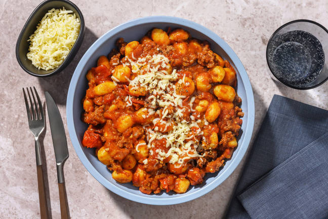 Gnocchi in Beef Ragu