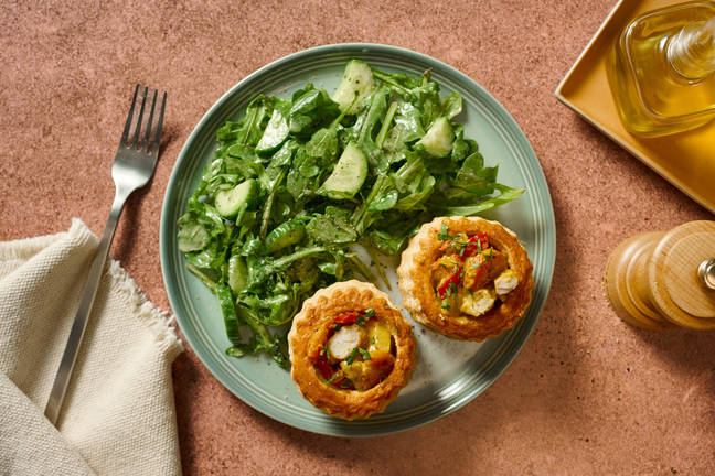 Vol-au-vents met kipcurry