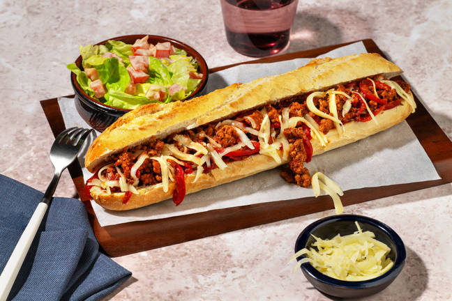 Sloppy Joe sandwich met kipgehakt