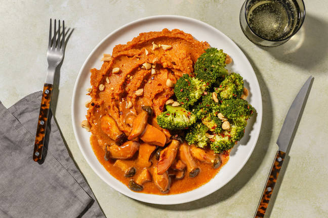 Miso-Limetten-Süßkartoffelstampf