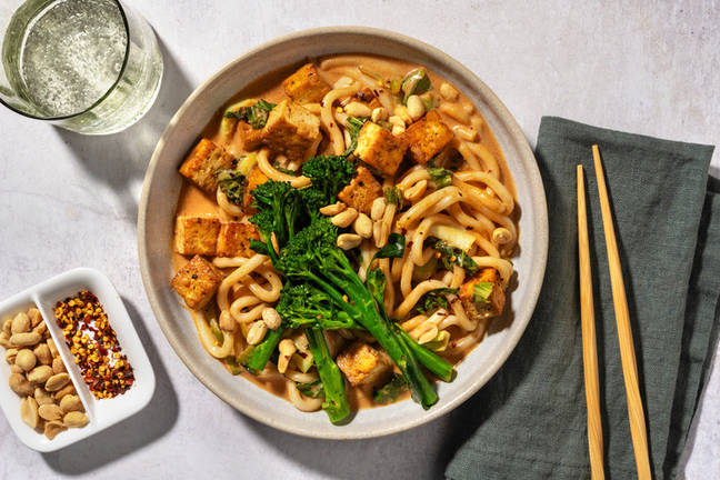 Gingery Mango Tofu Noodles