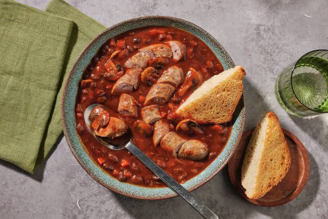 Speedy Sausages and Smoky Cowboy Beans