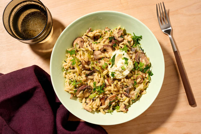 Romige citroen-orzotto