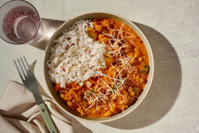 Courgette and Pork Chilli