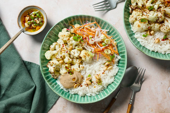 Sticky Sesame Cauliflower