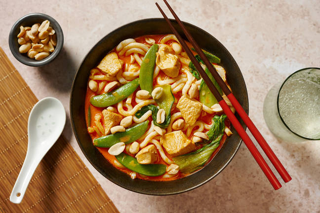 Super Quick Malaysian Style Chicken Laksa