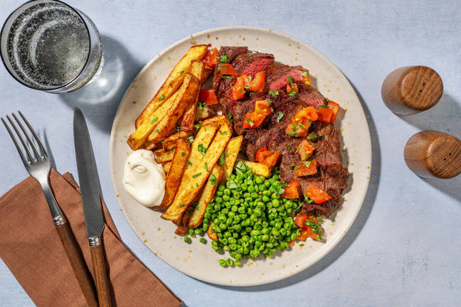 21 Day Aged Rump Steak and Warm Tomato Salsa