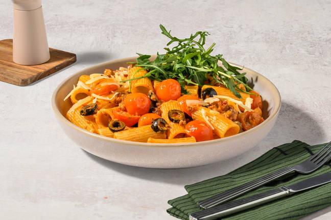 Turkey and Cherry Tomato Pasta