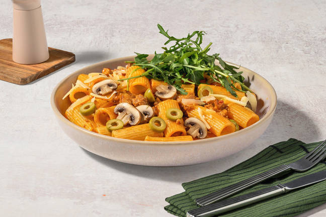 Turkey and Mushroom Pasta