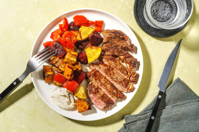 21 Day Aged Rump Steak and Peri Peri Potatoes