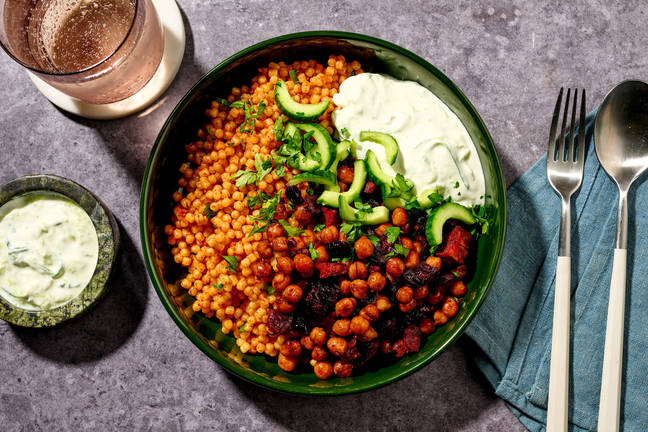 Perlencouscous-Salat mit Chorizo