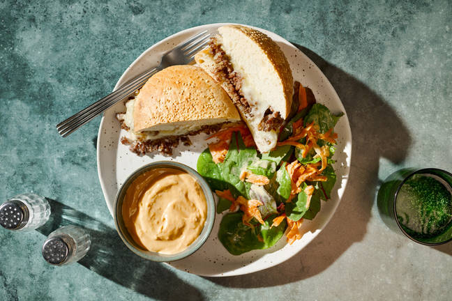 Grilled Beef & Cheese Sandwich 