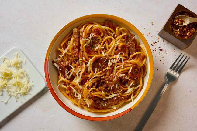 Rich Spiced Beef Arrabbiata 