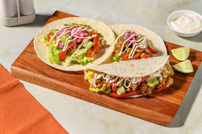 Speedy Jerk Pork Tacos