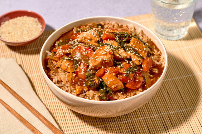 Oyakodon: Japanische Hähnchen Bowl 