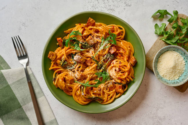 Super Quick Chorizo and Tomato Spaghetti