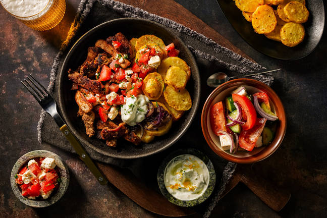 Gyros Deluxe mit würzigem Schwein und Poulet