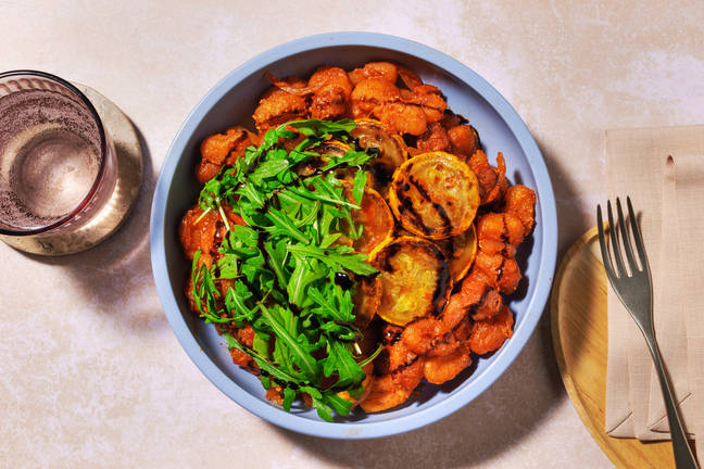 Chorizo and Yellow Courgette Pan-Fried Gnocchi