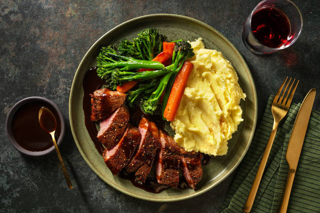 Irish Sirloin Steak and Creamy Mash