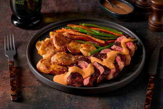 Irish Sirloin Steak and Cheesy Chipotle Sauce