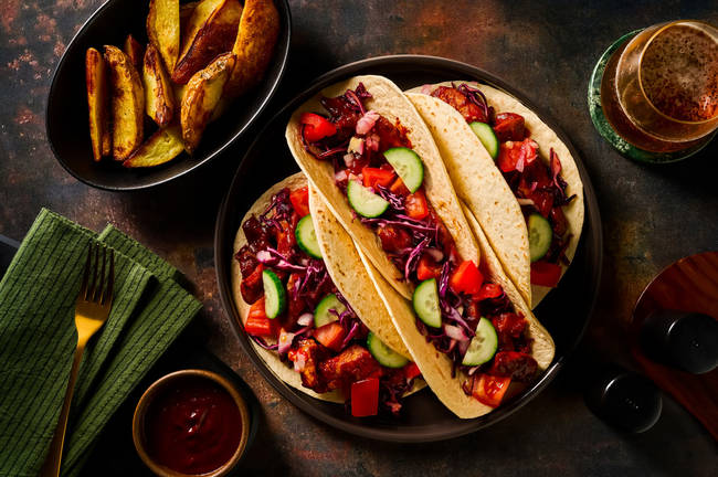 Satay Chicken Tortillas
