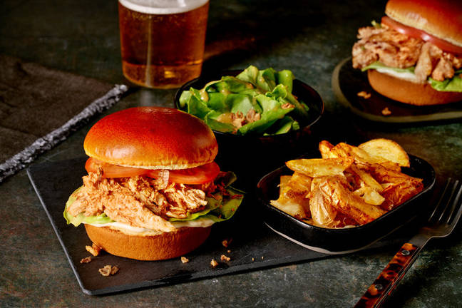 Pulled Chicken Burger