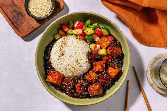 Black Garlic Hoisin Tofu Bowl