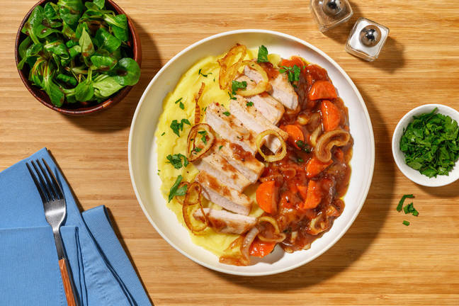 Zwiebelrostbraten vom Schwein