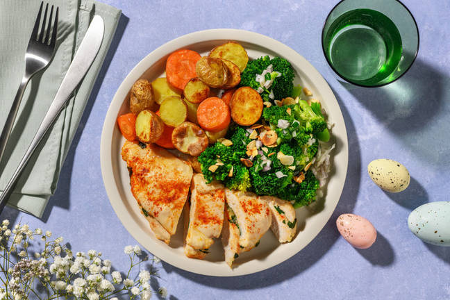 Hähnchenbrust mit würziger Bärlauch-Füllung