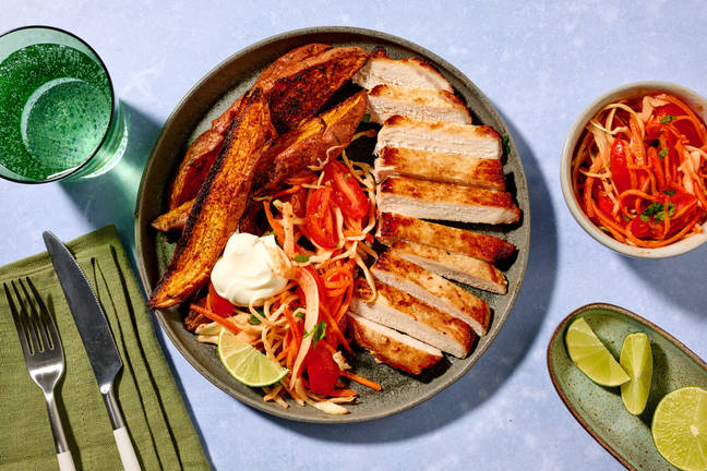 Air Fryer Sweet Chilli Pork Steaks