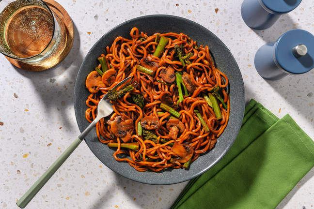 Veggie Peanut Noodle Stir-Fry