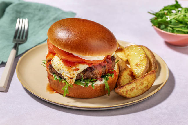 Goat's Cheese Burgers with Ballymaloe Relish