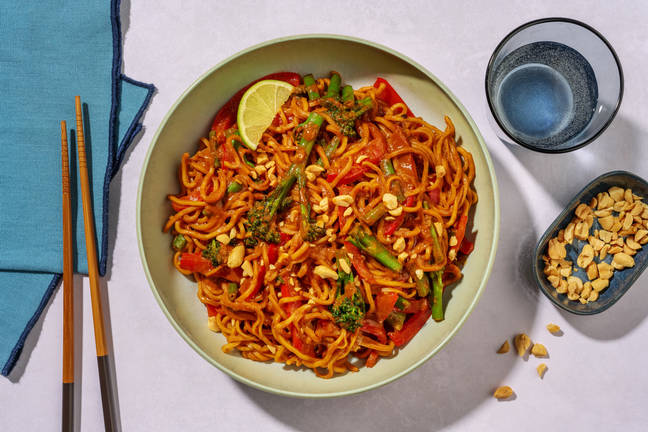 Veggie Peanut Noodle Stir-Fry