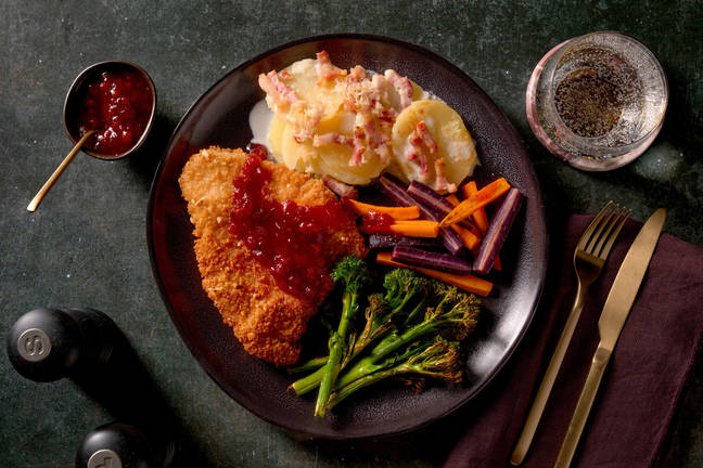 Hazelnut Crusted Turkey and Cranberry Sauce
