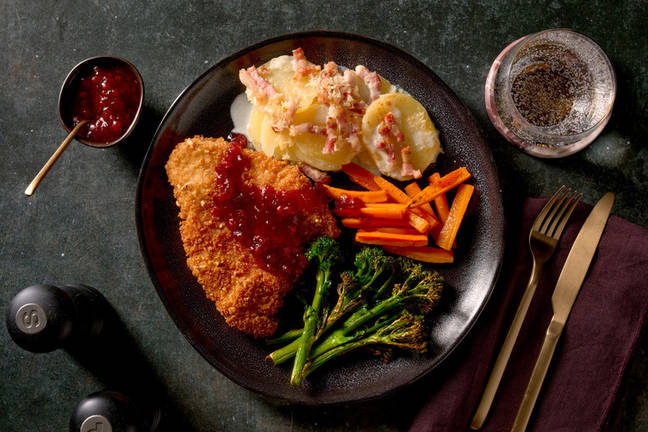 Hazelnut Crusted Turkey and Cranberry Sauce