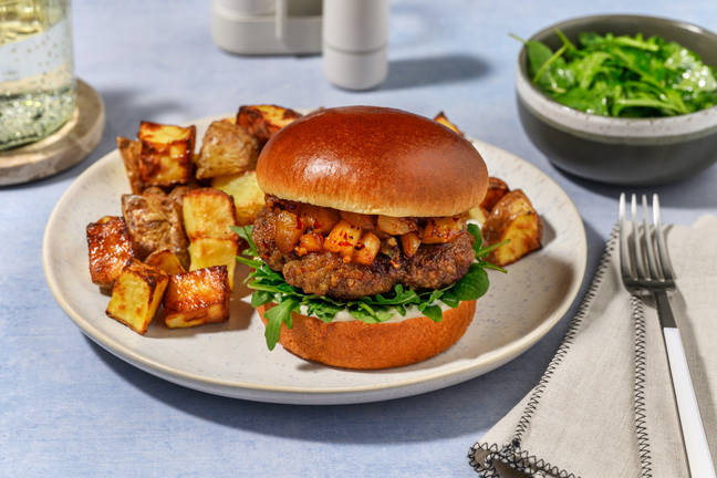 Sweet Heat Pineapple Burger