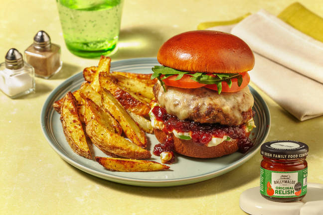 Cheeseburger with Ballymaloe Relish