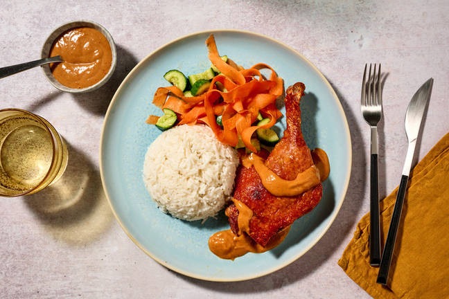 Satay Duck Rice Bowl