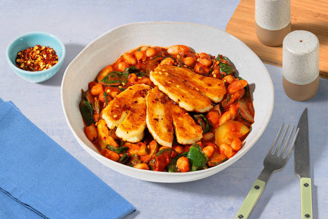 Greek Inspired Honey Glazed Halloumi 