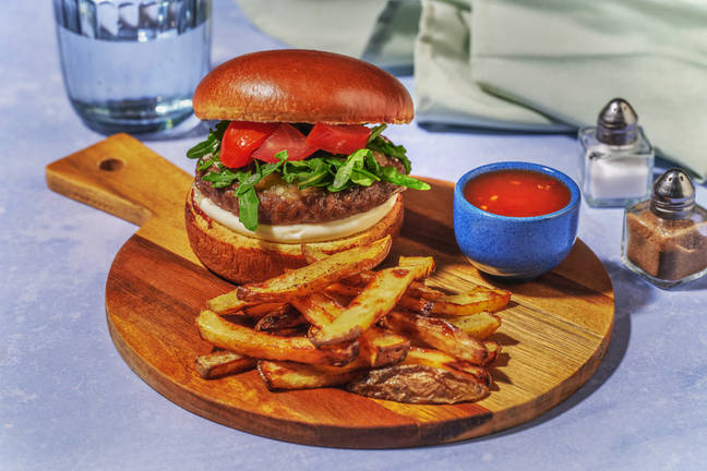 Cheesy Sweet Chilli Veggie Burger 