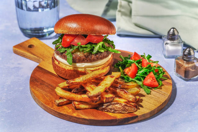 Cheesy Sweet Chilli Veggie Burger 