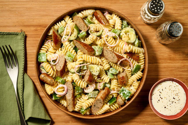 Omas Klassiker: Nudelsalat mit Nürnberger