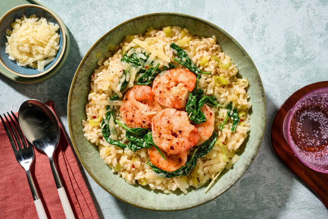 Chilli Butter Large King Prawn Risotto