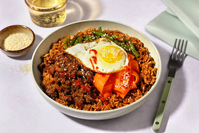 Bulgogi Beef Bibimbap and Fried Egg