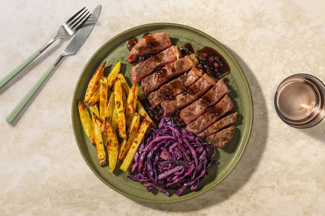 Hearty Beef and Braised Cabbage