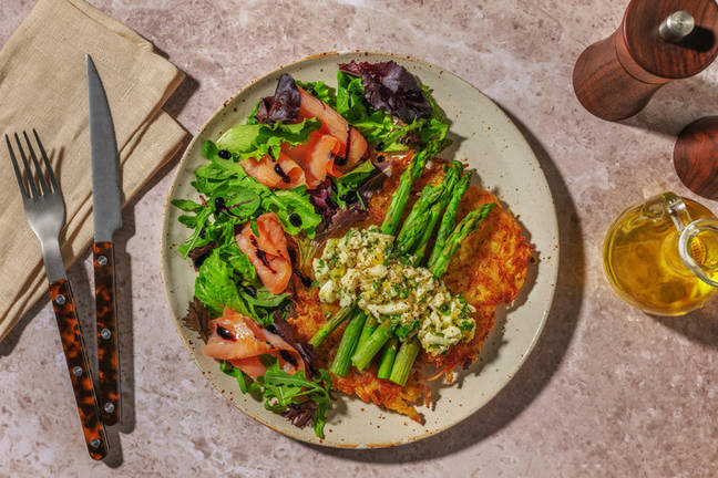 Smoked Salmon and Asparagus à la Flamande