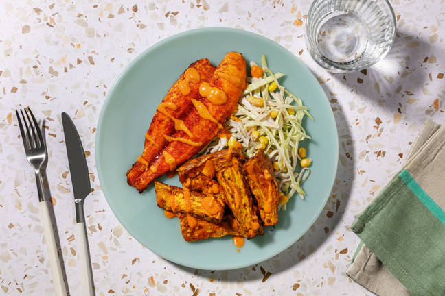 Basa in Creamy Cajun Sauce