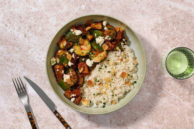 Summer Bean Ratatouille and Rice