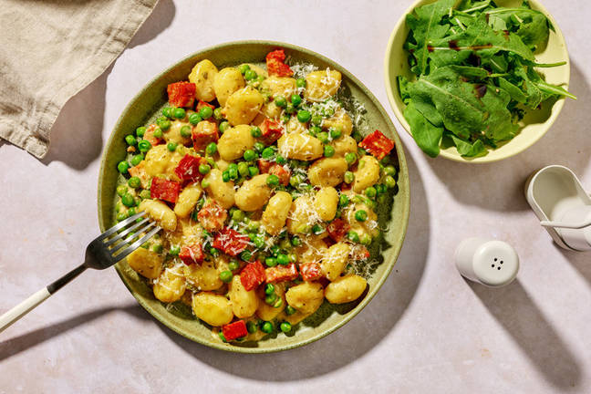 Chorizo and Basil Pesto Gnocchi